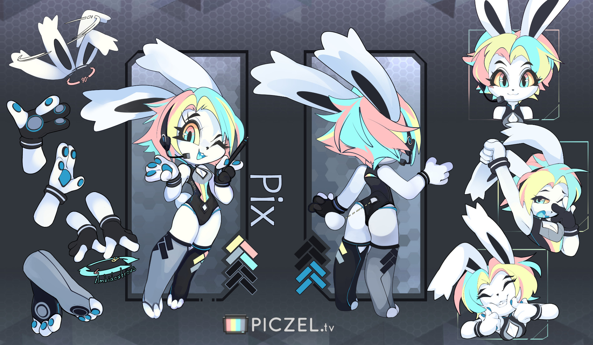 Pix, the new Piczel mascot