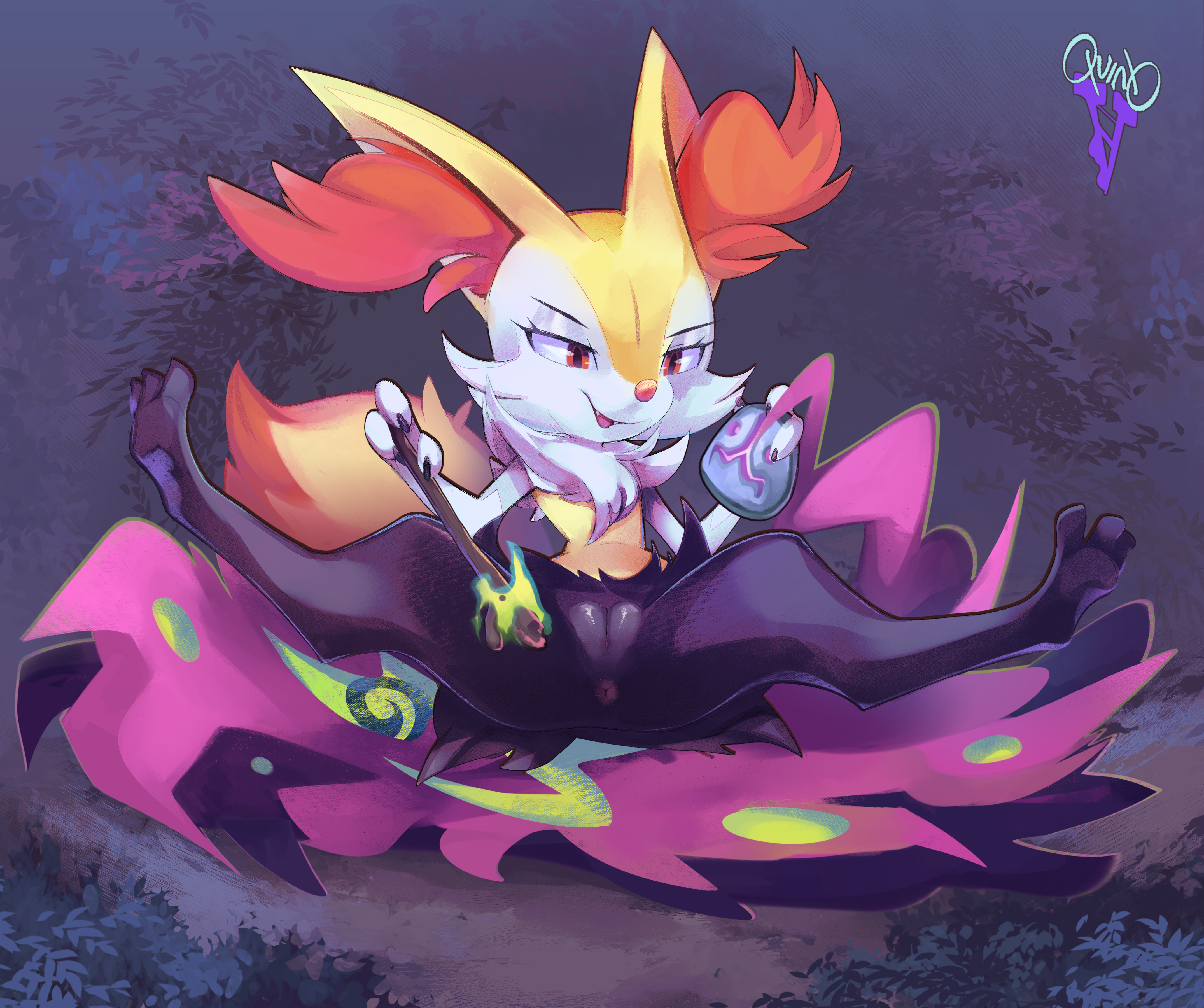 Braixen and the Wicked spirit - Piczel.tv.
