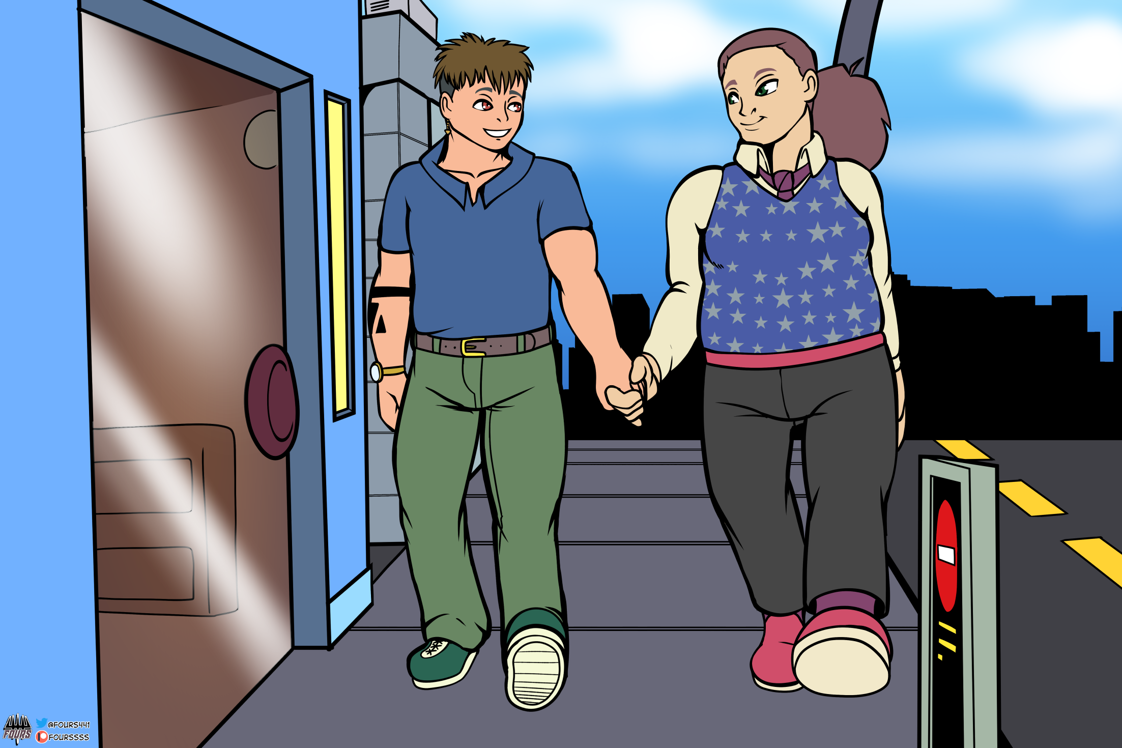 [C] Walking Down the Street Piczel.tv