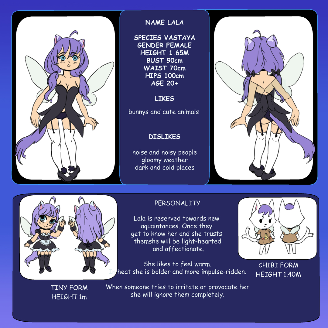 Lala Ref Sheet Piczel Tv